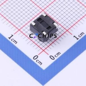 TS-1036U-A7B3-D2 Tactile Switch SMD,6x6mm Switch Single Pole Single Throw Round Button 2.5N Vertical Mount - Product Image 2