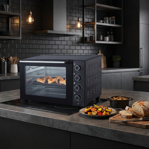 Horno Tostador Eléctrico <span class=keywords><strong>de</strong></span> Convección <span class=keywords><strong>de</strong></span> 53L con Función <span class=keywords><strong>de</strong></span> Calentamiento para Hornear Pollo Entero y <span class=keywords><strong>Pan</strong></span>, Uso Doméstico - Product Image 1