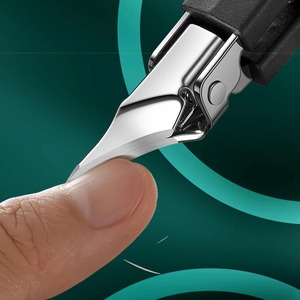 Coupe-ongles courbé, coupe-ongles diagonaux, coupe-ongles de précision, outil de soin pour seniors, professionnel, voyage, maison - Product Image 5