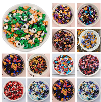 Décorations de gâteau d'Halloween : Perles de bonbons, Yeux amusants, Aiguilles à bonbons, Décorations de pâtisserie, Vermicelles pour gâteaux
