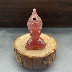 Figura de Diosa de Yoga Tallada en Cristal Curativo de 2 Pulgadas - Product Image 2