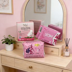 Assorbenti Igienici Personalizzati per la Cura Femminile, Assorbenti Usa e Getta con Chiusura a Zip e Logo, in Cotone Organico per Adolescenti - Product Image 3