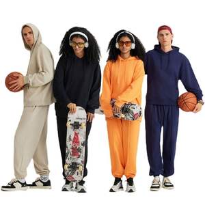 Venta al por mayor personalizado hombres polar chándal completo de lana de doble capa con capucha y Jogger conjunto para Niños Jóvenes - Product Image 1