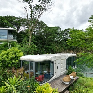 Mini Maison Capsule Spatiale Volferda Préfabriquée Écologique Modèle Commercial de Luxe 2 3 Chambres Mobile 40 Pieds - Product Image 3