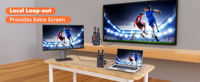 Transmisor de Video Inalámbrico 4K 400M para Todas las Cámaras, Eventos de Grabación en Exteriores, Transmisión en Vivo, Iglesia, 1 Transmisor, 4 Receptores