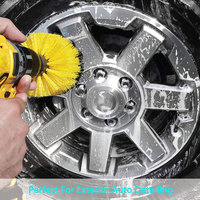 Ensemble de 6 brosses de nettoyage pour perceuse avec rallonge longue