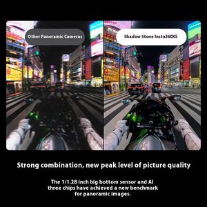 Caméra d'action panoramique Insta360 X5 Mini Style 8K HD 60fps anti-tremblement étanche avec MicroSD pour vlogueur portable - Product Image 4