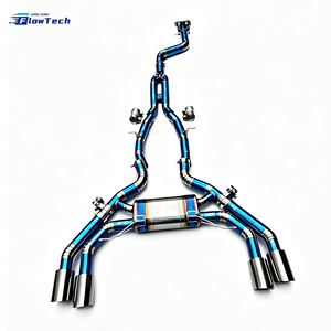 ระบบท่อไอเสียแคทแบคไทเทเนียมคุณภาพสูงแบบมีวาล์ว สำหรับ BMW F97 X3M Competition S58 3.0L น้ำหนักเบา ติดตั้งง่ายแบบ Direct Bolt-on - Product Image 1