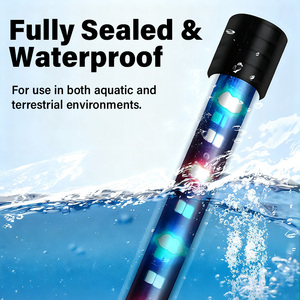 Prix bas 1.8cm Dia. Lampe d'<span class=keywords><strong>aquarium</strong></span> submersible T4 pour <span class=keywords><strong>aquarium</strong></span> Lampe de récif à <span class=keywords><strong>LED</strong></span> double ligne pour eau salée - Product Image 3