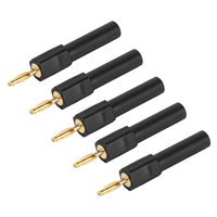 JIALUN Adaptateur de connecteur mini banane mâle 2mm vers jack femelle 4mm