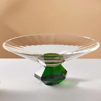 Support à compote en verre élégant, plat à fruits décoratif moderne pour mariage, buffet, centre de table, ornement de maison