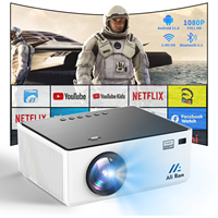 Projecteur Portable Sans Fil M7 LCD 1080P pour Cinéma Maison, Android 11, LED HD, Stéréo HIFI, pour Extérieur et Intérieur - Vente en Gros Usine