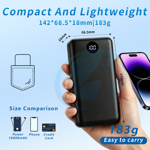 Power Bank Personalizzabile 20000mAh Ricarica Rapida Display LED Intelligente <span class=keywords><strong>Caricabatterie</strong></span> Portatile 20000mAh per Cellulari - Product Image 3