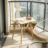 Bureau d'écriture rectangulaire en bois massif, table d'ordinateur en bois moderne et simple, poste de travail pour bureau à domicile, bureau d'étude, salon