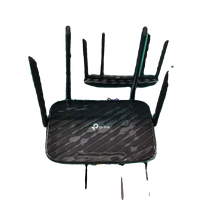 Routeur WiFi TP-LINK Version anglaise Archer C5 Quatre antennes Double bande 2.4G&5G 1200M Port Ethernet 100M Garantie de 6 mois