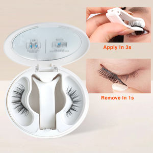 Kit de cils magnétiques réutilisables, faux cils magnétiques naturels, sans colle, cils magnétiques doux avec applicateur magnétique - Product Image 3