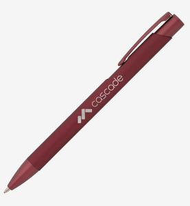 Stylos promotionnels personnalisés de qualité supérieure avec logo imprimé, toucher doux, monochrome, cadeaux, fournitures de papeterie de bureau - Product Image 5