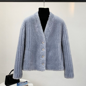 Cappotto Invernale Casual in Lana d'Agnello per Donna, <span class=keywords><strong>Giacca</strong></span> Corta Calda in Pelle di Pecora, Parka JT3314 - Product Image 5
