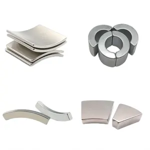 Segment Magnetic Materials Rare Earth Magnets Neodium Arc Triangle Permranent Motor Rotor Strong Ndfeb Magnet N52 Neodymium