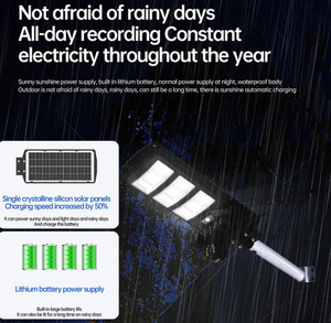 VANTONE <span class=keywords><strong>12MP</strong></span> 450W 4g Sim-Karte 450W Wifi PIR Human Motion Außen kamera IP65 Integrierte Solar Street Light CCTV - Product Image 5