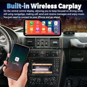 Autoradio Android 13 avec écran de 12,3 pouces pour Mercedes Benz Classe G G500 G55 W461 W463 2008 Lecteur multimédia vidéo GPS Stéréo Carplay - Product Image 2