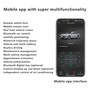 Đối với các mẫu t-oyota Carola, chiếc xe có thể được điều khiển bằng điện thoại di động để khởi động động cơ thông minh không cần chìa khóa - Product Image 3
