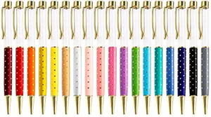Heart Gold Foil Pattern Metal Ballpoint <b>Pen</b> Rose Gold Trim Elegant Decorative <b>Pen</b> for Wedding Valentine Gifts Custom Logo - Product Image 2