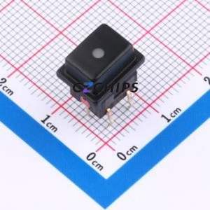 K6-8811D02 Tactile Switch Through hole Component (THT) Switch 2.5N Through Hole 9.1mm 6.7mm - Product Image 1