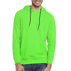 Sudadera con Capucha para Hombre, Diseño Moderno, Color Sólido, Lavada, Estilo Cuadrado, Cortavientos, Transpirable, para Invierno, con Bolsillo - Product Image 2