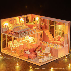 Lanzamiento de nuevo producto importante DIY 3D casa rompecabezas mundo modelo de bloques de construcción Regalo de Cumpleaños juguetes para niños y niñas - Product Image 4