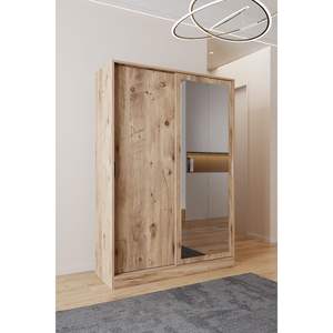 Porte-manteau et organisateur de chaussures moderne en pin atlantique avec miroir, support de vestiaire breveté, meuble de rangement - Product Image 1