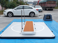 Nouvelle conception de passerelle gonflable en PVC/EVA pour bateau/yacht, plateforme flottante durable et légère, passerelle flottante, capacité de 100 à 200 kg
