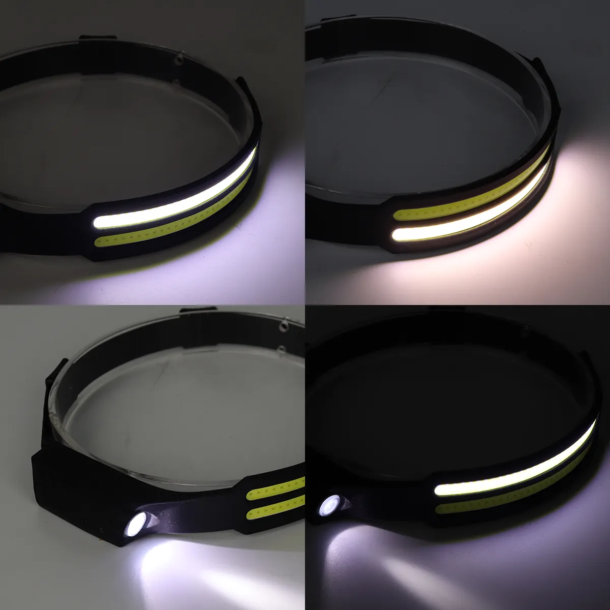 Welle Hände-Sensing USB-Aufladung Sensing Scheinwerfer Outdoor Silikon tragbares starkes Licht Nachtbetrieb LED-Scheinwerfer