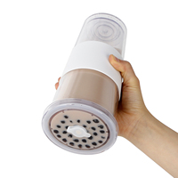 Tasse en plastique réutilisable à double paroi de 24oz 700ml avec couvercles personnalisables en paille Utilisation de café de jus de thé au lait Boba