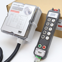 Télécommande de grue à 10 boutons, simple vitesse, avec verrouillage par empreinte digitale, 100 utilisateurs enregistrés, certifiée CE IP66