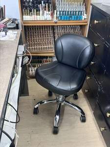 เก้าอี้ทำเล็บสีเหลืองสไตล์เดียวกับเก้าอี้ทันตกรรม, เก้าอี้ต่อขนตา, เก้าอี้แต่งหน้าสักคิ้ว, เก้าอี้ช่างตัดผม, เก้าอี้ทำเล็บป้องกันหลังสำหรับสำนักงาน - Product Image 6