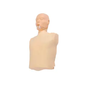 Mannequin de simulateur de <span class=keywords><strong>réanimation</strong></span> pulmonaire demi-corps en PVC CPR-100A Simple humain électronique avec Mannequin de lumière LED - Product Image 1
