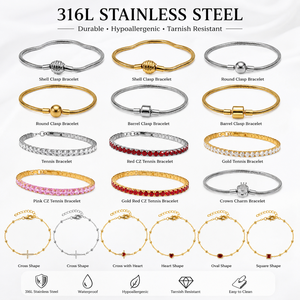 Bracciale Personalizzato Lucido Morbido a Osso di Serpente Placcato Oro Impermeabile in Acciaio Inossidabile 316L per <span class=keywords><strong>Coppia</strong></span> - Product Image 2
