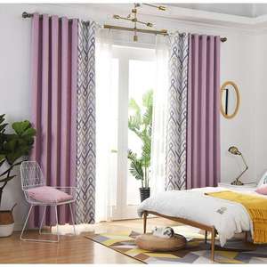 <span class=keywords><strong>Tende</strong></span> Oscuranti in Poliestere Multicolore a Righe, Qualità Premium, Tessuto Bianco Reale, 100% <span class=keywords><strong>Cotone</strong></span> e Lino per Finestre - Product Image 1