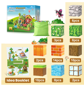 AiJH 63 pièces <span class=keywords><strong>de</strong></span> blocs <span class=keywords><strong>de</strong></span> <span class=keywords><strong>construction</strong></span> DIY, jouets sensoriels Montessori, <span class=keywords><strong>construction</strong></span> créative, petits blocs <span class=keywords><strong>de</strong></span> <span class=keywords><strong>construction</strong></span> en cube, jouets éducatifs - Product Image 5