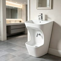 Station d'ablution double niveau Wudu Mate pour musulmans – Lavabo pour le lavage des pieds