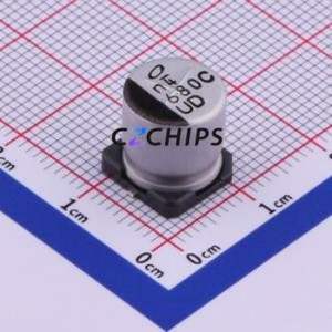 Condensador Electrolítico de Aluminio SMD UUD1C681MNL1GS, D10xL10mm 680uF 20% 16V 670mA-100kHz - Product Image 1