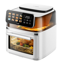 Nouvelle Offre Spéciale : Four à Friture à Air Intelligent Carré Moderne 15L 2200W, Cuisson Vapeur, Double Chauffage, Contrôle Tactile Wi-Fi, Fenêtre Visible, Multifonction