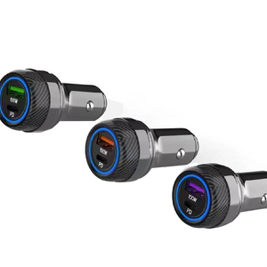 Chargeur de voiture USB rapide 30W, chargeurs rapides en alliage de zinc, type C PD, adaptateur de charge rapide pour téléphone, pour iPhone 16 15 Pro Max - Product Image 6