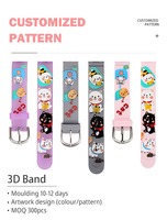Set Jam Tangan Anak Kartun Olahraga Fashion untuk Anak Perempuan dan Laki-laki