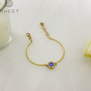 กำไลทอง ดีไซน์ล่าสุด คุณภาพสูง กำไลสแตนเลส 316L สร้อยข้อมือสแตนเลสสำหรับผู้หญิง - Product Image 5