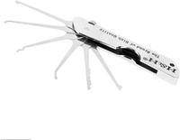 Outils de serrurier serrure de Machine de découpe de clés choisir l'outil de crochet simple 6-en-1 en acier inoxydable de classe Haoshi