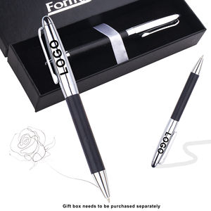 Bolígrafo de Metal con Logotipo Personalizado, Diseño Giratorio de Cuero PU, con Diseño de Alta Calidad para Papelería - Product Image 4