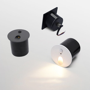 Lampada LED per Scale a Forma Rotonda, Moderna e Semplice, per Uffici e Centri Commerciali, IP65, 3W, in Alluminio, Illuminazione per Passaggi - Product Image 2