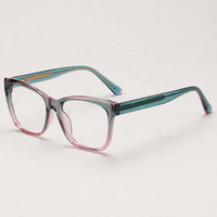Kacamata Wanita Cat Eye TR90 Anti-Blue Light Bingkai Optik Desain Warna-warni Fashion Terbaru 2024